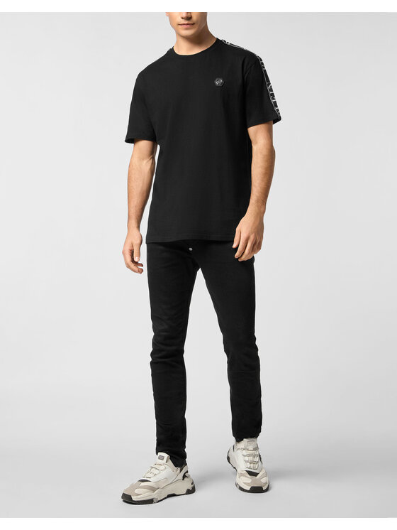 PHILIPP PLEIN PHILIPP PLEIN T-Shirt 27101 Czarny Regular Fit