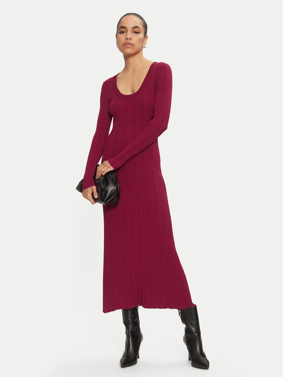 HUGO Hugo Kasdieninė suknelė Sarpheta 50519893 Vyšninė Slim Fit