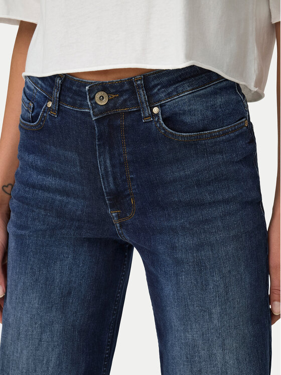 ONLY ONLY Jeans hlače Madison 15318405 Mornarsko modra Wide Leg