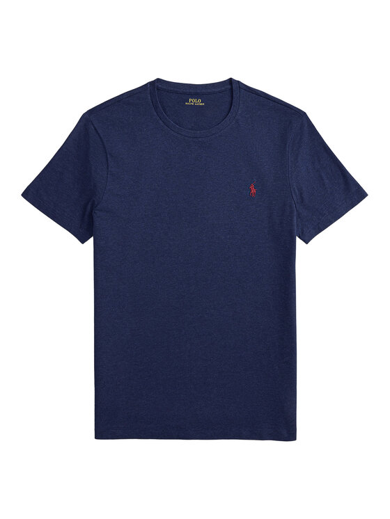 Polo Ralph Lauren Polo Ralph Lauren Marškinėliai 710671438282 Tamsiai mėlyna Slim Fit