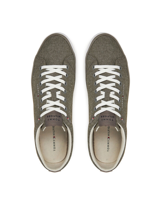 Tommy Hilfiger Tommy Hilfiger Tenisky Th Hi Vulc Low Core Chambray FM0FM05389 Sivá