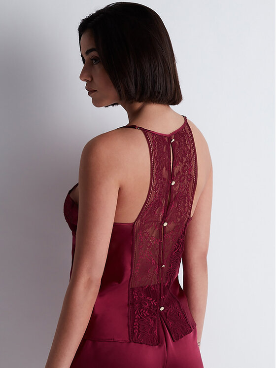 Aubade Aubade Maglietta del pigiama 2S38 Rosso Regular Fit
