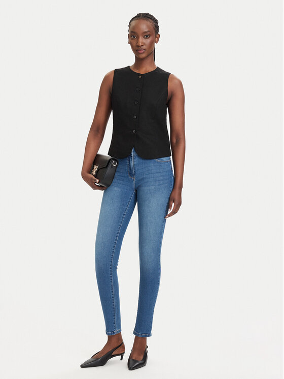 Morgan Morgan Jeans hlače 241-PARDA Modra Slim Fit