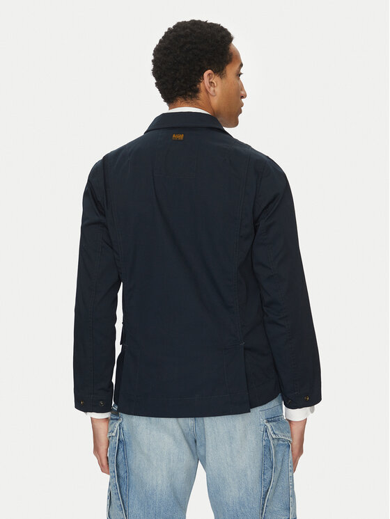 G-Star Raw G-Star Raw Kurtka przejściowa 4 Pkt Overshirt D26429-D387 Granatowy Slim Fit