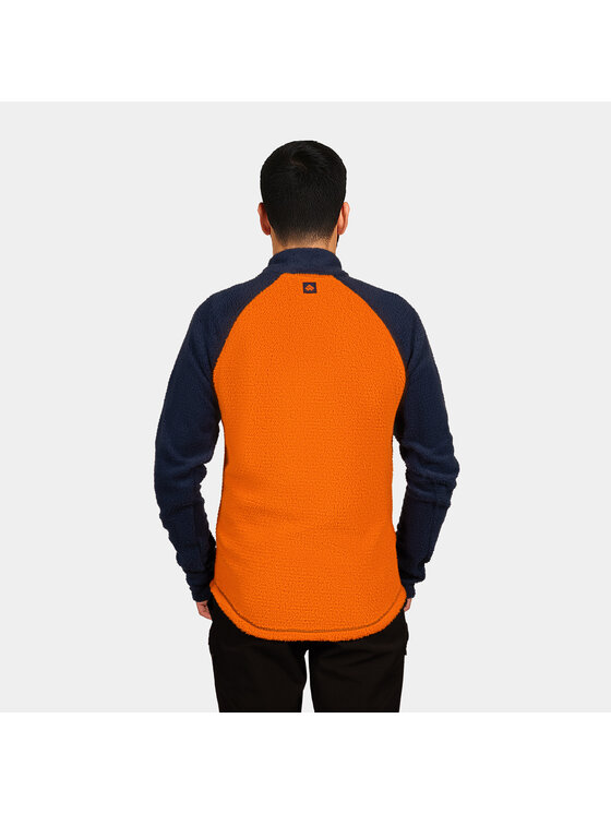 Alpinus Alpinus Bluza Bjoreio Pomarańczowy Slim Fit