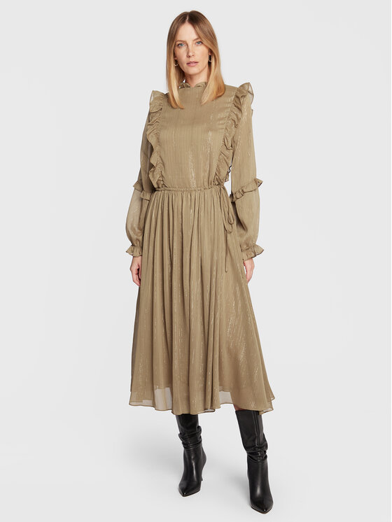 Bruuns Bazaar Rochie de zi Fia BBW3206 Maro Regular Fit La Reducere si Transport Gratuit Femei 2023-11-29 3