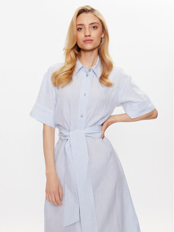 Seidensticker Seidensticker Сукня-сорочка 60.134413 Голубий Regular Fit