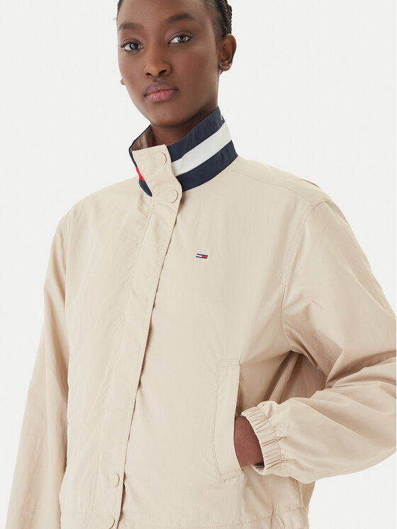 Tommy Jeans Tommy Jeans Pārejas jaka Essential DW0DW20439 Bēšs Regular Fit