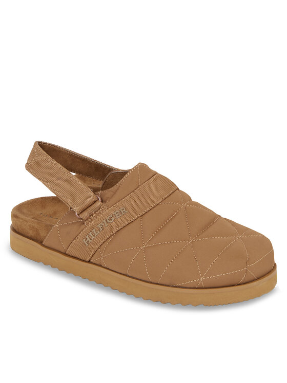 Tommy Hilfiger Tommy Hilfiger Plätud Warm Hilfiger Mule Sandal FM0FM04773 Pruun