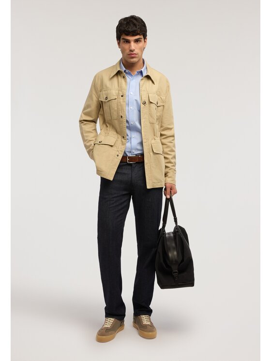 Trussardi Trussardi Koszula 5030N000037N0QA Turkusowy Regular Fit