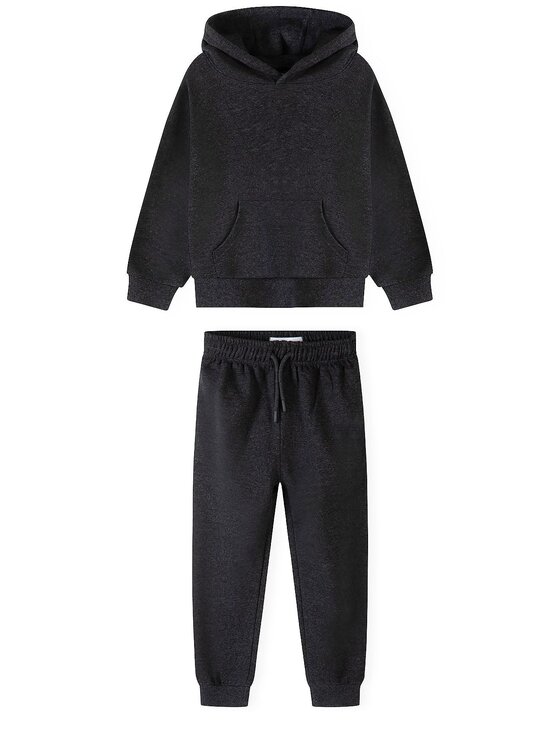 minoti minoti Komplet dresowy 33FLEECE297 Szary ciemny Slim Fit