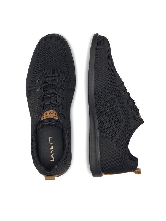 Lanetti Lanetti Halbschuhe MP07-81065-25 Schwarz