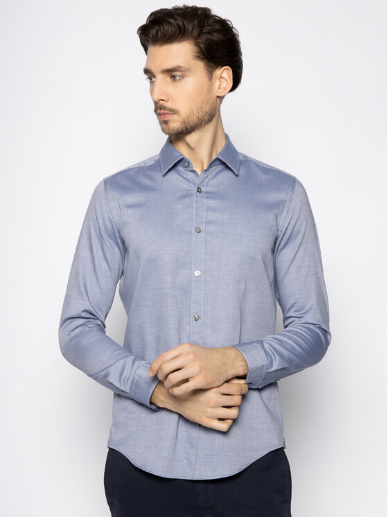 Camicia Lukas_53 50426686 Blu Regular Fit