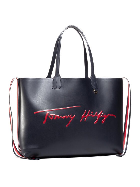 Iconic tommy tote signature sales