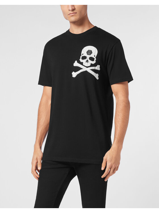 PHILIPP PLEIN PHILIPP PLEIN Tričko 11647 Čierna Regular Fit