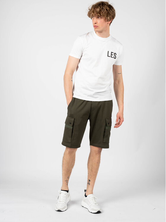 Les Hommes Les Hommes T-shirt LF224300-0700-1009 | Grafic Print Bianco Regular Fit