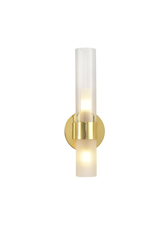 MIAhome MIAhome Kinkiet Lampa ścienna CANDELA złota 31 cm Złoty