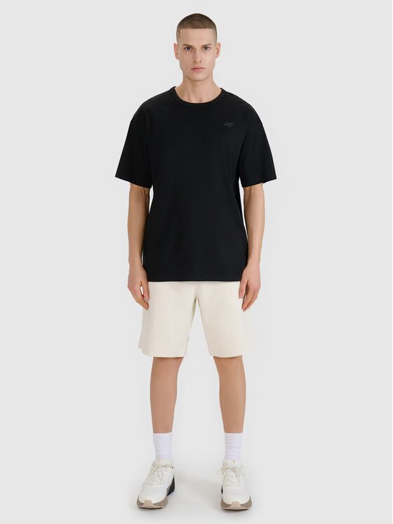 4F 4F T-shirt 4FRSS25TTSHM2686-20S Nero Oversize