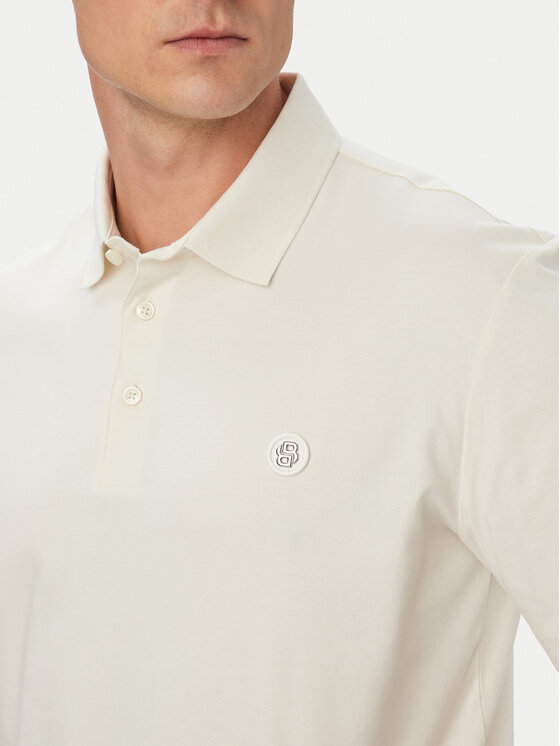 BOSS BOSS Polo särk C-Parris 01 50555829 Kreemjas Regular Fit