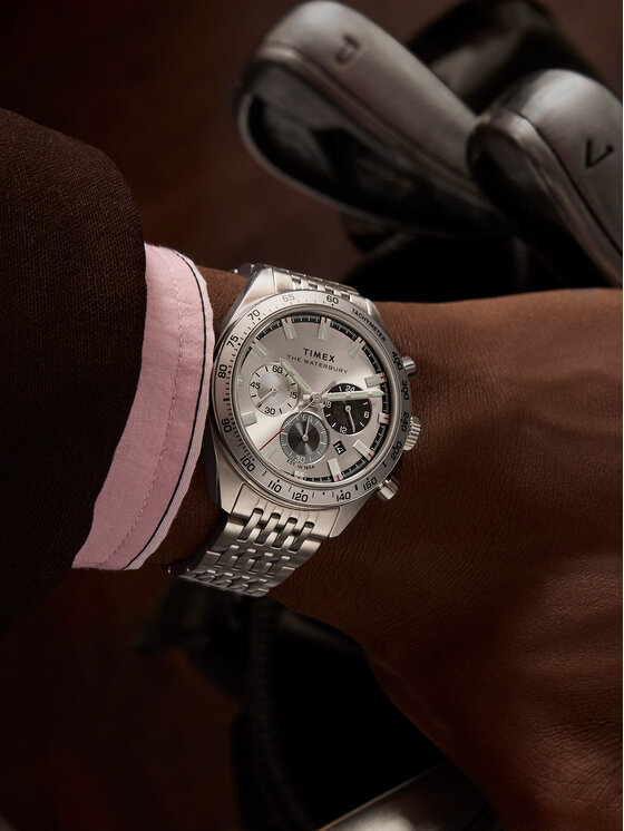 Timex Timex Годинник Waterbury TW2Y18700 Срібний