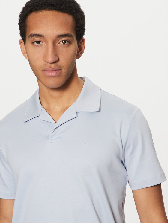 Calvin Klein Calvin Klein Polo K10K114133 Niebieski Regular Fit
