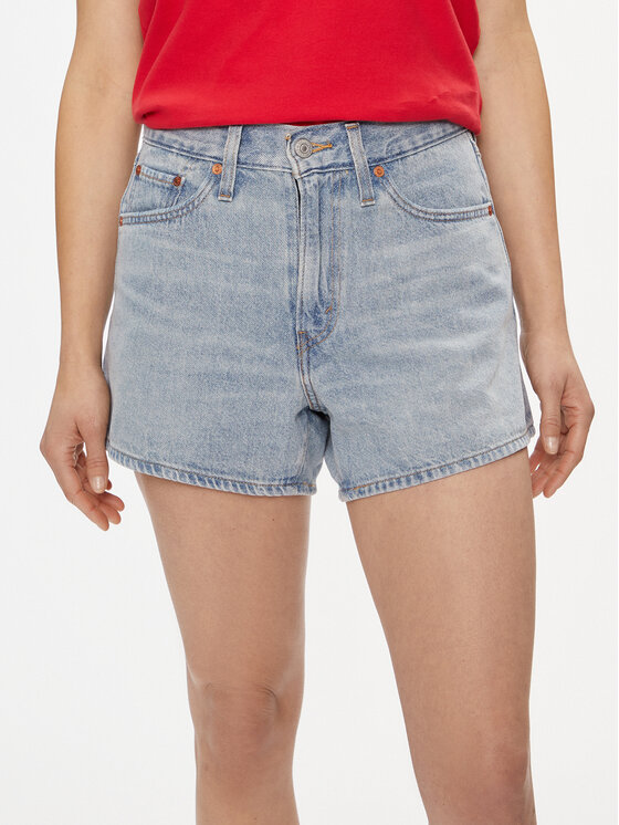 Levi's Džínsové šortky 80's A4695-0008 Modrá Slim Fit