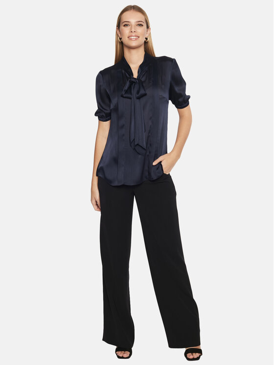 L’AF L’AF Bluzka Zorin Granatowy Regular Fit