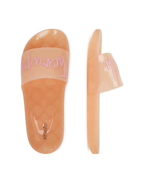 DeeZee DeeZee Klapki CT1113-4 Pomarańczowy