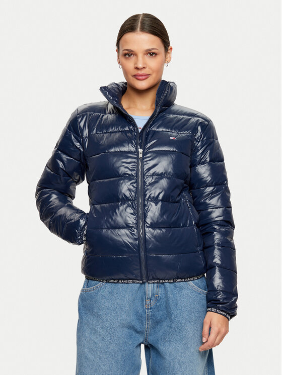 Tommy Jeans Tommy Jeans Zimní bunda Essential DW0DW19312 Tmavomodrá Regular Fit