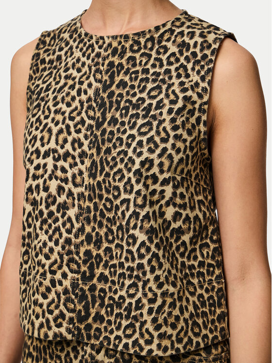 Pieces Pieces Bluse Salume 17158200 Braun Relaxed Fit