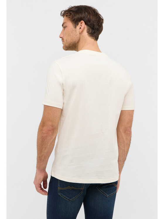 Mustang Mustang T-Shirt Style Austin Biały Regular Fit