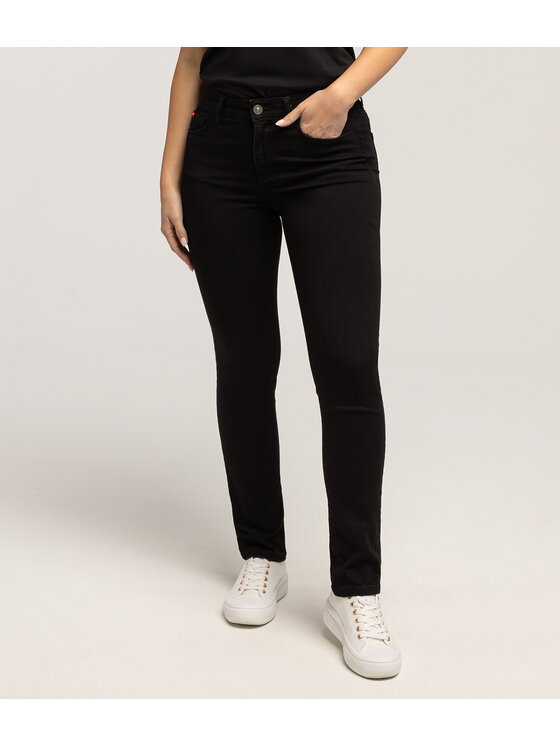 Lee Cooper Lee Cooper Jeansy LC135 8151 Czarny Slim Fit