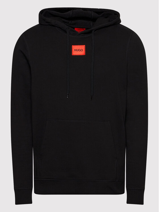 HUGO Hugo Bluză Daratschl 50458700 Negru Regular Fit