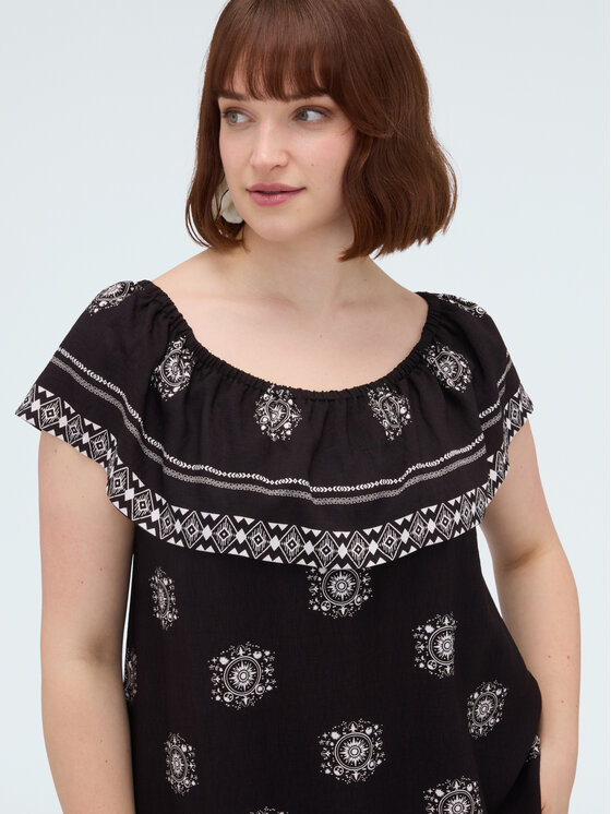 Fiorella Rubino Fiorella Rubino Sukienka wieczorowa 7092T001777N0Z3 Czarny A-Line Fit