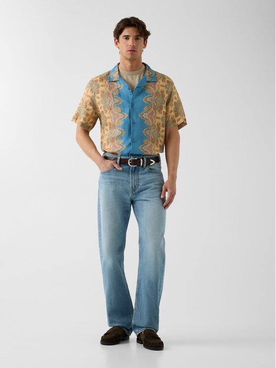 Guess Guess Košile 183287 Hnědá Classic Fit