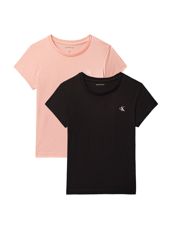 Calvin Klein Jeans Calvin Klein Jeans T-kreklu komplekts LVCKSJA50G Melns Regular Fit