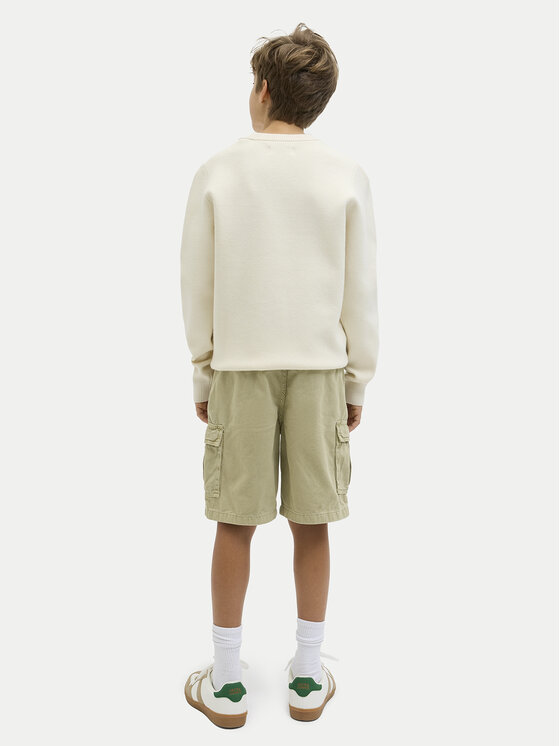 Jack&Jones Junior Jack&Jones Junior Medžiaginiai šortai Karl 12269498 Smėlio Loose Fit