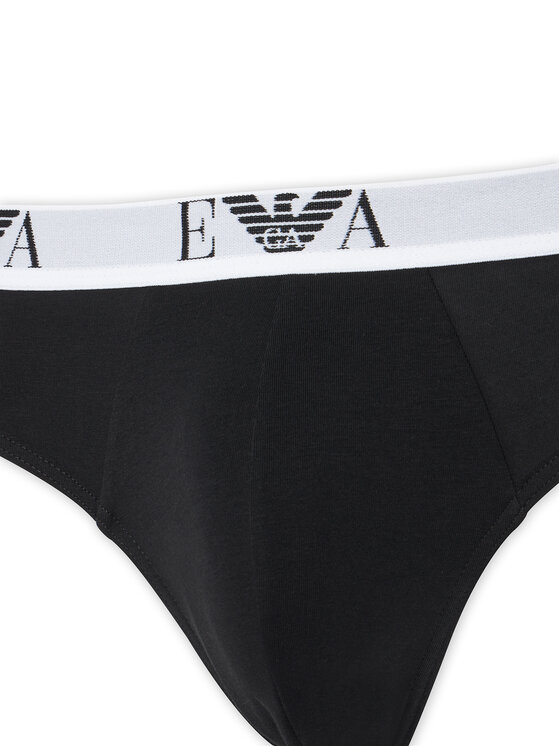 Emporio Armani Underwear Emporio Armani Underwear Set od 3 para muških slip gaća EM000258 AF14131 MC061 Crna