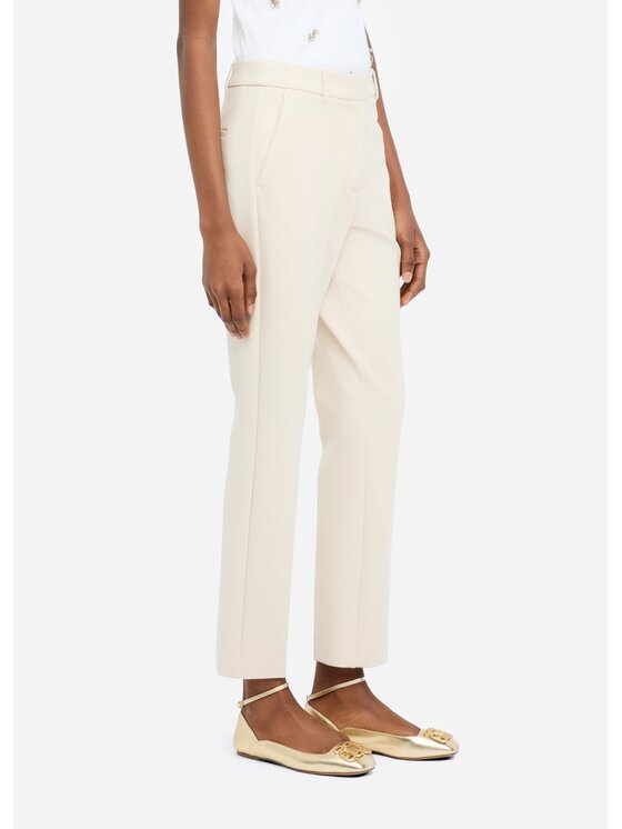 Liu Jo Liu Jo Pantaloni di tessuto CF5421J1857X071A Bianco Regular Fit