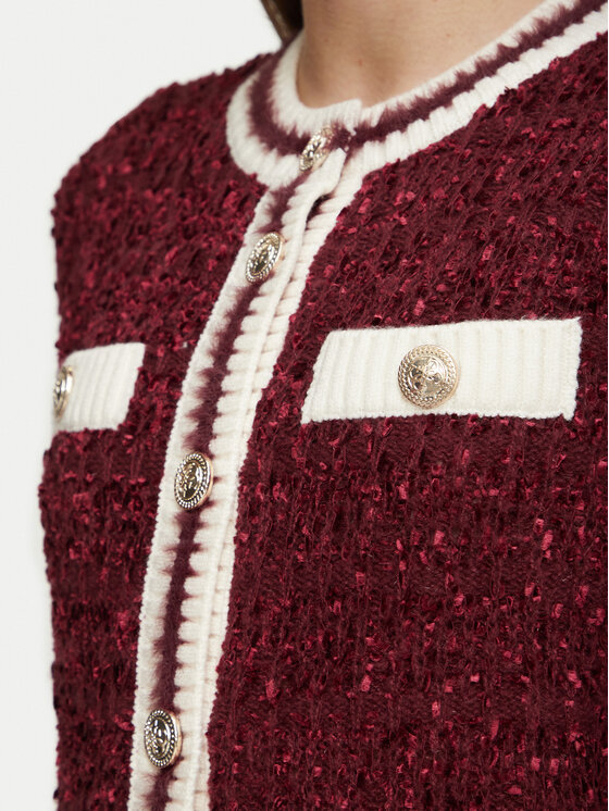 Guess Guess Cardigan W6BR75 Z1764 Vișiniu Regular Fit