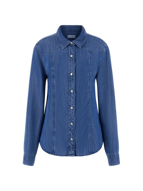 Guess Guess Top 176615 Niebieski Classic Fit
