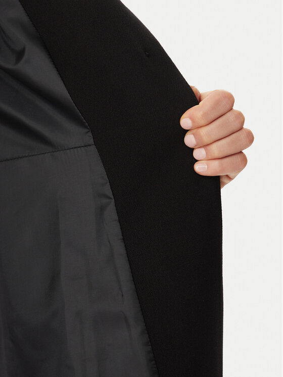Rinascimento Rinascimento Demisezoninis paltas CFC0127999003 Juoda Slim Fit