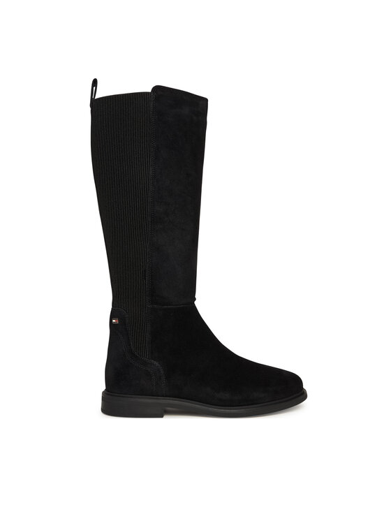 Tommy Hilfiger Tommy Hilfiger Ботуши Flag FW0FW08779 Черен