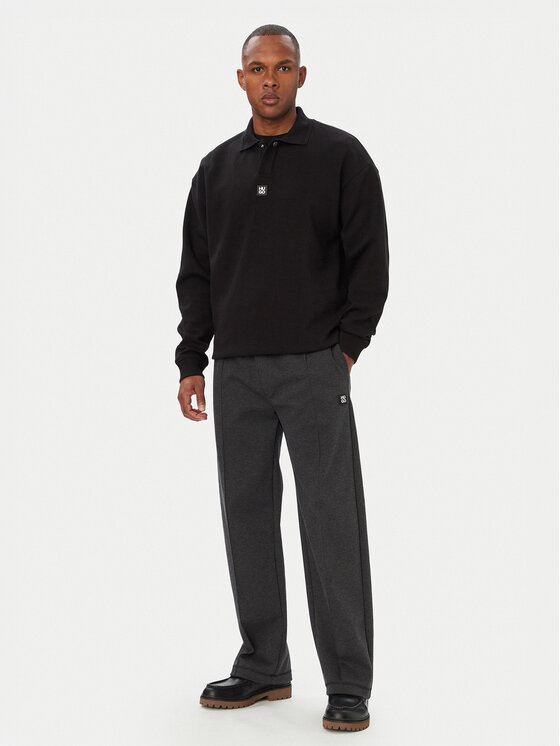 HUGO HUGO Sweatshirt Dabins 50563051 Schwarz Oversize