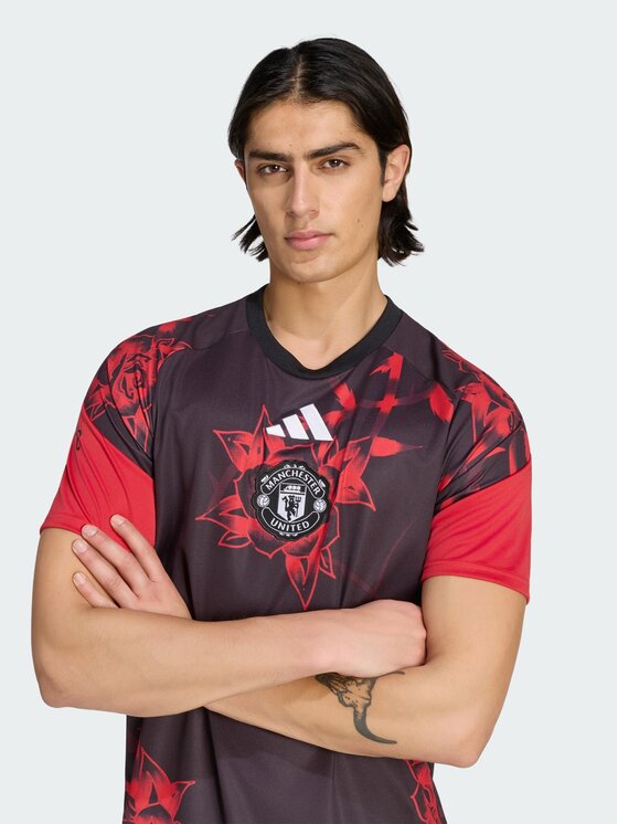 adidas adidas Koszulka techniczna 169788 Czerwony Regular Fit