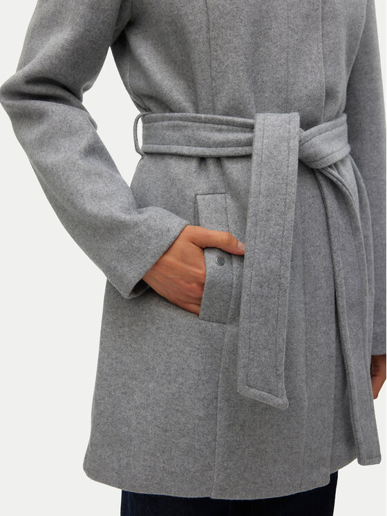 Vero Moda Vero Moda Płaszcz przejściowy Popliva 10310779 Szary Regular Fit