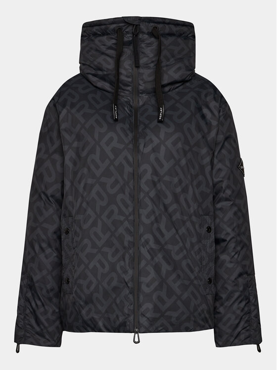 REPLAY REPLAY Geacă de iarnă W7668B.000.74010 Negru Relaxed Fit