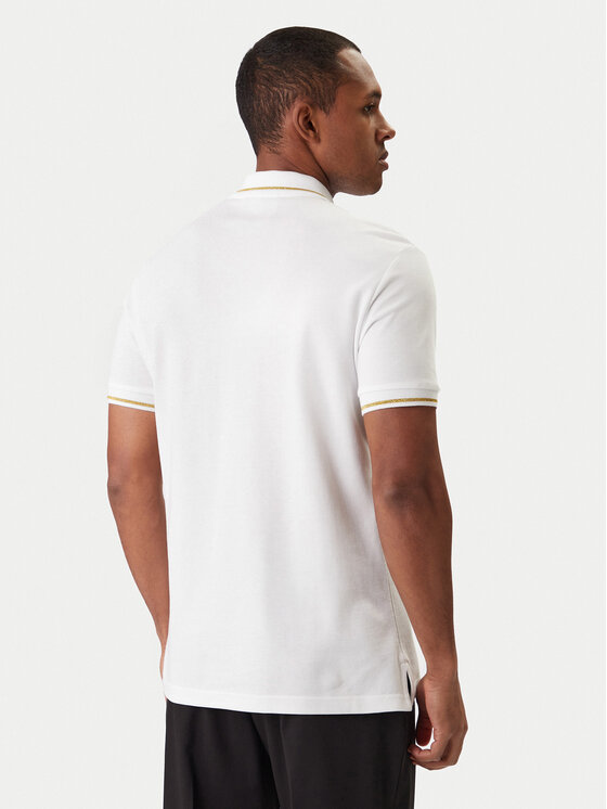 Versace Jeans Couture Versace Jeans Couture Polo 80GAGT03 CJ01T Λευκό Regular Fit