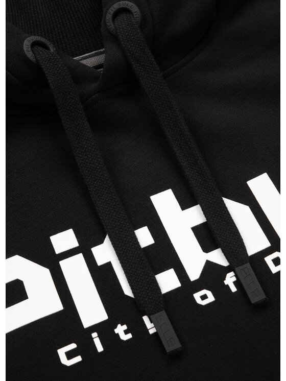 PITBULL PITBULL Bluza Bluza męska z kapturem City Of Dogs 3XL Czarny Regular Fit
