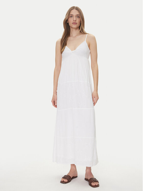 ONLY Letné šaty Chiara 15346832 Biela Regular Fit